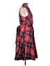 Retrolicious Plaid Red Casual Dress Size L - photo 4