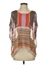 Clover Canyon 100% Polyester Orange 3/4 Sleeve Blouse Size S - photo 1