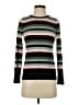 Vince Camuto Stripes Black Turtleneck Sweater Size XS - photo 1