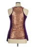 Dots Purple Sleeveless Top Size XL - photo 2