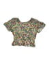 Crewcuts 100% Cotton Green Short Sleeve Blouse Size XS (kids) - photo 1