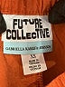 Future Collective 100% Nylon Orange Cargo Shorts Size XS - photo 3