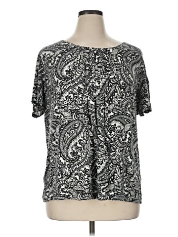 Croft & Barrow Short Sleeve Blouse (view 1)