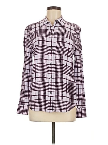 Equipment Long Sleeve Button-Down Shirt (view 1)