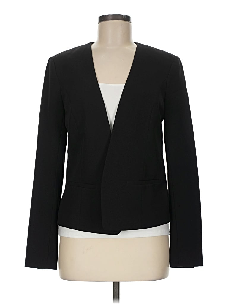 Pre-owned Halogen Blazer Jacket In Black