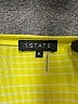 1.State Yellow Short Sleeve Top Size XL - photo 7