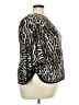 Coco Bianco Animal Print Black 3/4 Sleeve Blouse Size 2X - photo 4