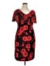 Connected Apparel Red Cocktail Dress Size 16 - photo 1