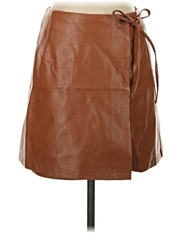 FRNCH Faux Leather Skirt (view 1)