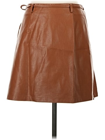 FRNCH Faux Leather Skirt (view 2)