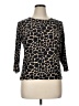 JM Collection Black 3/4 Sleeve Top Size XL Petite - photo 1