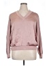 Express 100% Polyester Pink Long Sleeve T-Shirt Size XL - photo 1