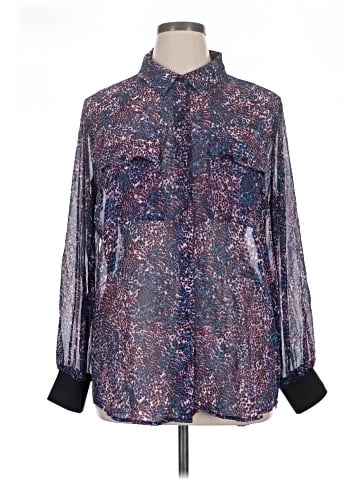 DKNY Long Sleeve Blouse (view 1)