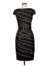 David Meister 100% Polyester Graphic Black Cocktail Dress Size 8 - photo 2