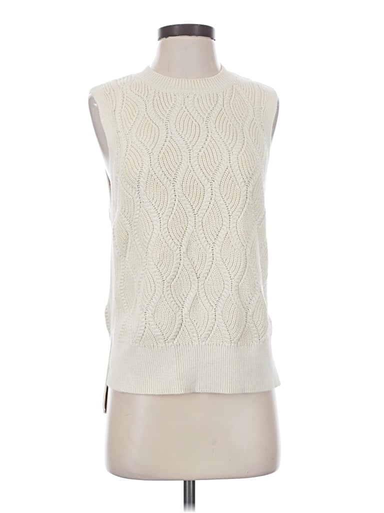 Pre-owned Varley Sweater Vest In Ivory