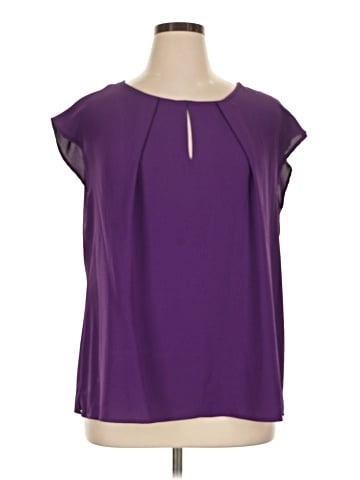 Kasper Short Sleeve Blouse (view 1)