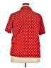 Liz Baker 100% Polyester Polka Dots Red Short Sleeve Blouse Size 18W - photo 2