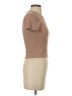 Pink Rose Tan Short Sleeve Turtleneck Size S - photo 4