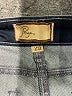 Paige Chevron-herringbone Gray Jeans Size 29 waist - photo 7