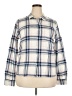 UNTUCKit Plaid Ivory Long Sleeve Button-Down Shirt Size 18 - photo 1