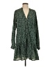 Listicle 100% Polyester Green 3/4 Sleeve Blouse Size S - photo 1
