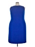 Kasper Solid Blue Cocktail Dress Size 20 - photo 1