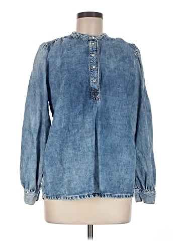 Ganni Long Sleeve Blouse (view 1)