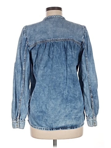 Ganni Long Sleeve Blouse (view 2)