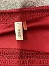 Glam Solid Burgundy Casual Skirt Size M - photo 4