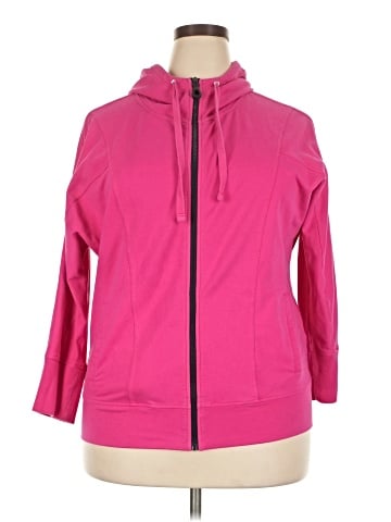 L-RL Lauren Active Ralph Lauren Zip Up Hoodie (view 1)
