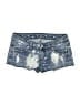 London Jean Stars Blue Denim Shorts Size 0 - photo 1