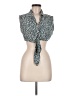 Final Touch Teal Sleeveless Button-Down Shirt Size M - photo 1