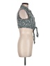 Final Touch Teal Sleeveless Button-Down Shirt Size M - photo 4