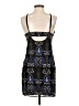 Francesca's 100% Polyester Graphic Black Cocktail Dress Size XS - photo 2