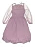 Joyfolie 100% Polyester Purple Dress Size 8 - photo 2