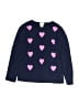 Crewcuts Outlet 100% Cotton Hearts Blue Pullover Sweater Size 6 - 7 - photo 1