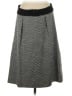 Alice + Olivia Chevron-herringbone Gray Formal Skirt Size S - photo 2