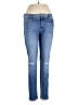 White House Black Market Hearts Blue Jeans Size 10 - photo 1