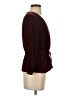 J.Crew Burgundy Long Sleeve Blouse Size 4 (petite) - photo 4