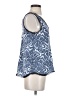Halogen 100% Polyester Blue Sleeveless Blouse Size S - photo 4