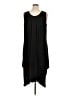 Moonlight 100% Polyester Solid Black Casual Dress Size XL - photo 2