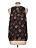 Vince Camuto 100% Polyester Black Sleeveless Blouse Size L (petite) - photo 2