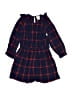 Crewcuts Outlet 100% Cotton Plaid Blue Dress Size 4 - photo 1