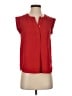 J.Crew 100% Polyester Red Sleeveless T-Shirt Size 0 (petite) - photo 1