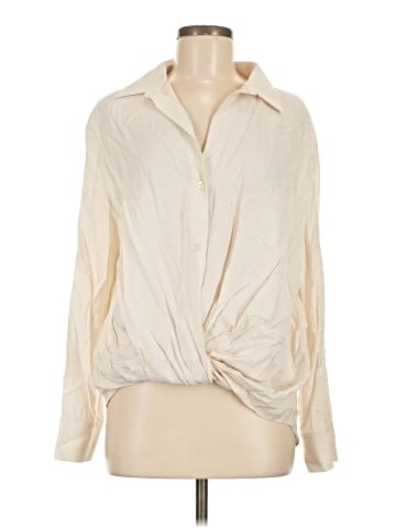 Massimo Dutti Long Sleeve Blouse (view 1)