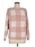 Love Scarlett Checkered-gingham Pink Pullover Sweater Size M - photo 1