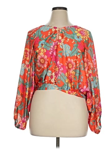 Umgee 3/4 Sleeve Blouse (view 1)