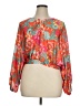 Umgee Orange 3/4 Sleeve Blouse Size XL - photo 1