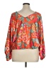 Umgee Orange 3/4 Sleeve Blouse Size XL - photo 2