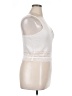 Aqua Solid White Sleeveless Top Size XL - photo 4